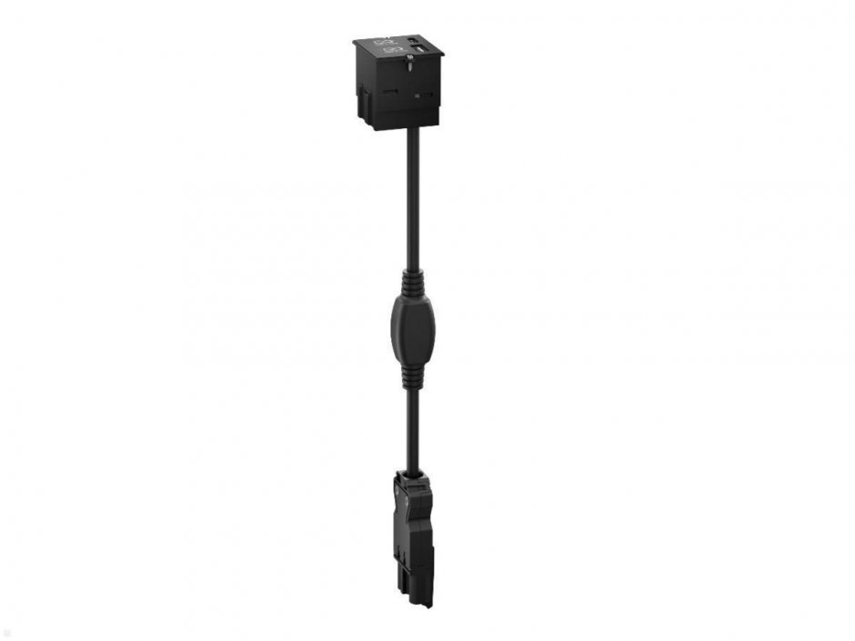 Imagine Modul custom incarcare 1 x USB-A + 1 x USB type C Negru, Bachmann 917.227