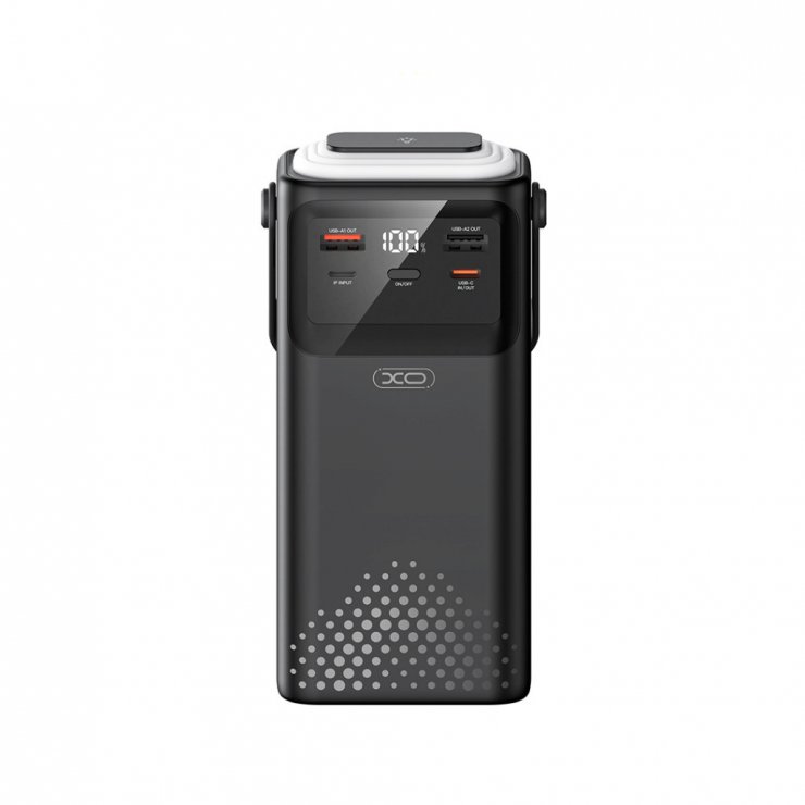Imagine Power bank 30000 mAh 22.5W + lanterna Negru, XO PR285