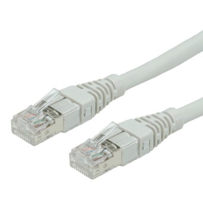 Imagine Cablu de retea UTP cat 6a Gri 0.5m, Roline 21.15.1660