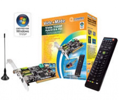 Imagine TV Tuner COMPRO T500F, PCI Hybrid (digital DVB-T+ analog)