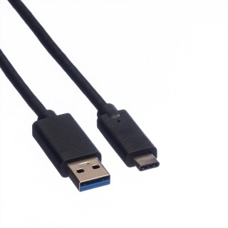Cablu USB 3.1 la USB tip C 0.5m T-T, Roline 11.02.9010