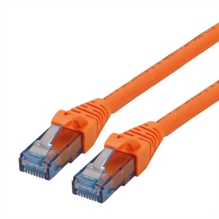 Cablu retea UTP Cat.6A Component Level LSOH Portocaliu 1m, Roline 21.15.2771