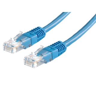 Cablu retea UTP Cat.6, albastru, 0.5m, Value 21.99.1524