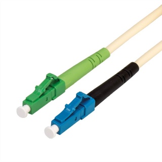 Cablu fibra optica LC UPC / LC APC 9/125 simplex ivory 7.5m, Value 21.99.8801