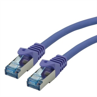 Cablu de retea S/FTP Cat.6A, Component Level, LSOH mov 2m, Roline 21.15.2932