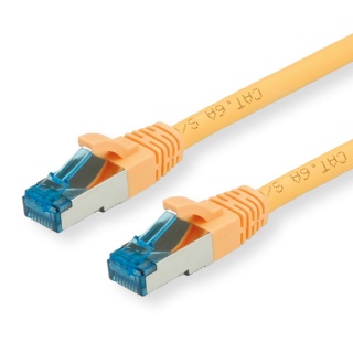 Cablu retea S-FTP cat 6a Galben 0.5m, Value 21.99.1930
