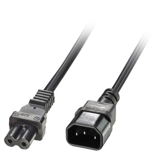 Cablu alimentare IEC C14 la IEC C7 (casetofon) 2m, Lindy L30312