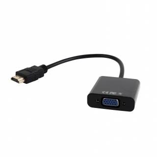 Adaptor HDMI la VGA cu audio T-M, Gembird A-HDMI-VGA-03