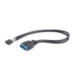 Cablu pin header USB 3.0 la USB 2.0 T-M 0.3m, Gembird CC-U3u2-01