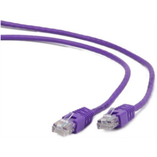 Cablu retea UTP Cat 5e 2m violet, Gembird PP12-2M/V