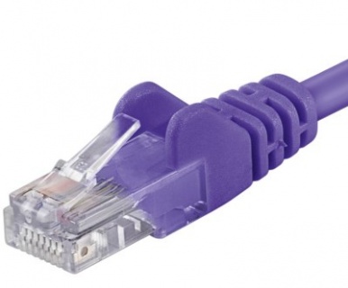 Cablu de retea UTP cat.6 0.5m violet