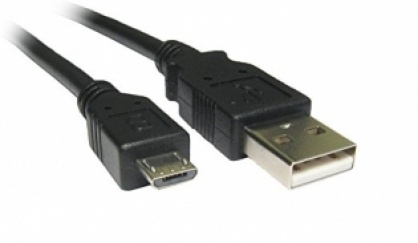 Cablu de date micro USB-B la USB T-T 1m negru, Spacer SPDC-mUSB