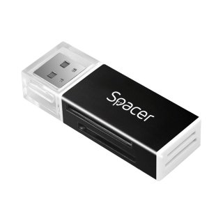 Cititor de carduri USB 2.0, Spacer SPCR-658