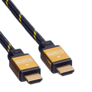 Cablu HDMI 4K@30Hz T-T Gold  1.5m, Roline 11.04.5500