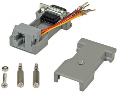 Adaptor serial DB9 la RJ45 M-T, Roline 12.03.7525