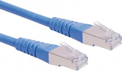 Cablu retea SFTP cat.6  Albastru 0.3m, Roline 21.15.1314