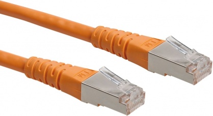 Cablu de retea SFTP cat 6 0.5m Orange, Roline 21.15.1327