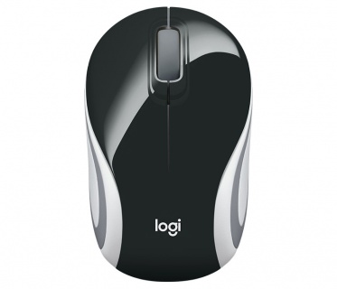 Mouse wireless M187 Alb/Negru, Logitech