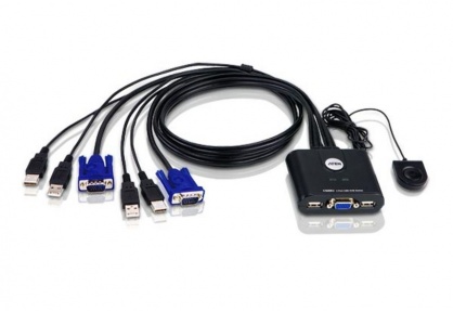 Distribuitor KVM USB VGA 2 porturi, ATEN CS22U