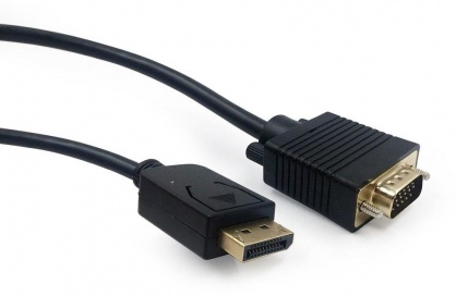 Cablu Displayport la VGA T-T 1.8m Negru, Gembird CCP-DPM-VGAM-6