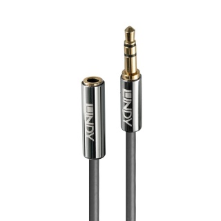 Cablu prelungitor audio jack stereo 3.5mm CROMO Line T-M 3m, Lindy L35329