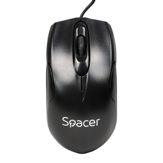 Mouse USB optic negru, Spacer SPMO-M11
