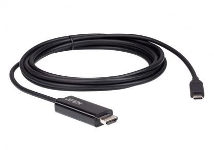 Cablu USB-C la HDMI 4K@60Hz T-T 2.7m Negru, ATEN UC3238
