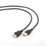 Cablu prelungitor USB 2.0 T-M 4.5m, Gembird CCP-USB2-AMAF-15C
