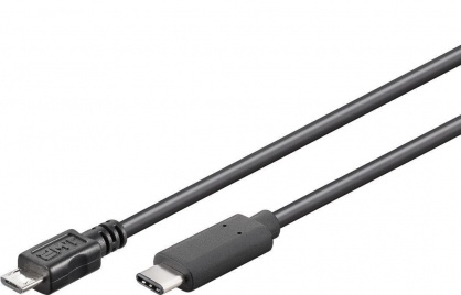 Cablu USB tip C la micro USB 2.0-B T-T 0.6m, KU31CB06BK