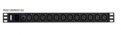 Prelungitor Basic PDU 1U 16A C20 la 12 porturi C13, ATEN PE0212G