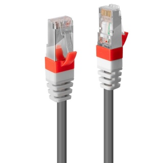 Cablu retea cat. 6A S/FTP LS0H Snagless 0.5m Gri, Lindy L45351
