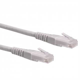 Cablu retea UTP Cat.6 Gri 0.3m, Roline 21.15.1510