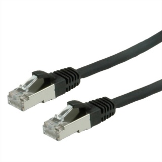 Cablu retea SFTP Value Cat.6 negru, LSOH, 1m, 21.99.1235