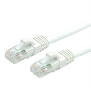 Cablu de retea UTP cat 6A 0.3m Alb, Value 21.99.1474