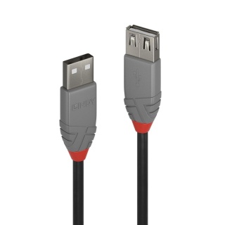 Cablu prelungitor USB 2.0 T-M 3m Anthra Line, Lindy L36704