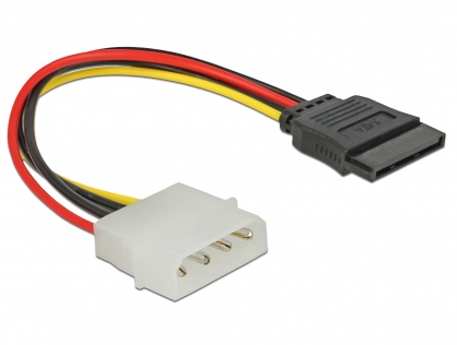 Cablu de alimentare SATA la Molex M-T 12cm, Delock 60100