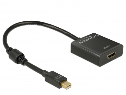 Adaptor mini Displayport la HDMI T-M 1.2 4K Activ Negru, Delock 62611