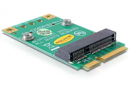 Adaptor Mini PCI Express half-size la full-size, Delock 65229