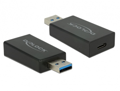 Adaptor activ SuperSpeed USB 3.1 tip A (host) la USB tip C (device) Etron T-M, Delock 65689
