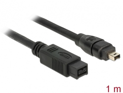 Cablu FireWire 9 pini la 4 pini 1m, Delock 82588