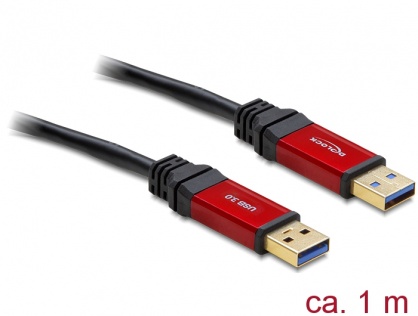Cablu Premium  USB 3.0 T-T 1m, Delock 82744