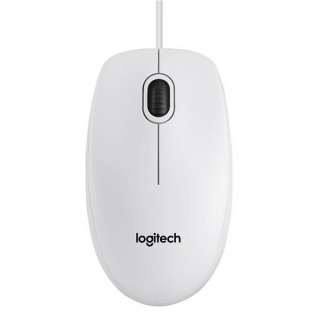Mouse optic USB B100 Alb, Logitech 