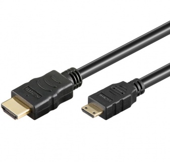 Cablu mini HDMI-C la HDMI v1.4 T-T 5m Negru, KPHDMAC5