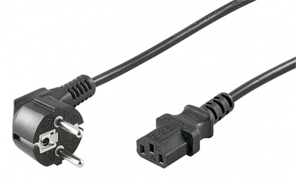 Cablu de alimentare pentru PC C13 230V 1m, KPSP1