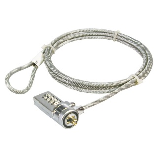 Cablu antifurt laptop cu cifru, metal, Logilink NBS002