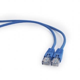 Cablu retea UTP Cat.5e 3m albastru, Gembird PP12-3M/B