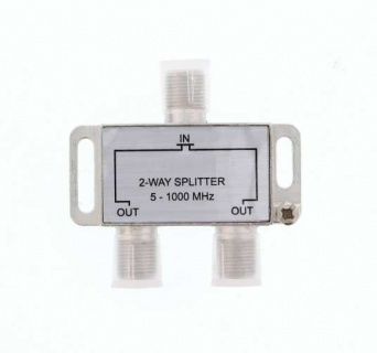 Splitter CATV coaxial (antena tv) 2 porturi 2500 MHz, SPLT-FC/2-ST-WL