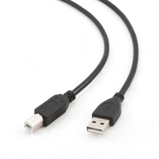 Cablu de imprimanta USB 2.0 A-B 3m Negru, Spacer SPC-USB-AMBM-10