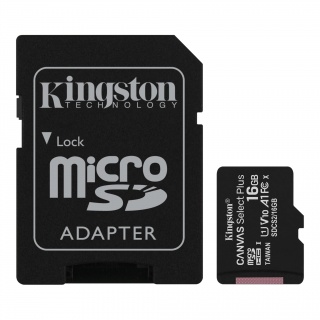 Card de memorie micro SDHC 16GB clasa 10 Canvas Select Plus, Kingston SDCS2/16GB