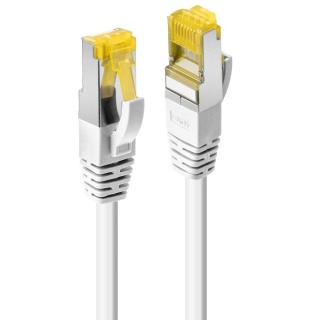 Cablu de retea S/FTP cat 7 LSOH cu mufe RJ45 Alb 2m, Lindy L47324